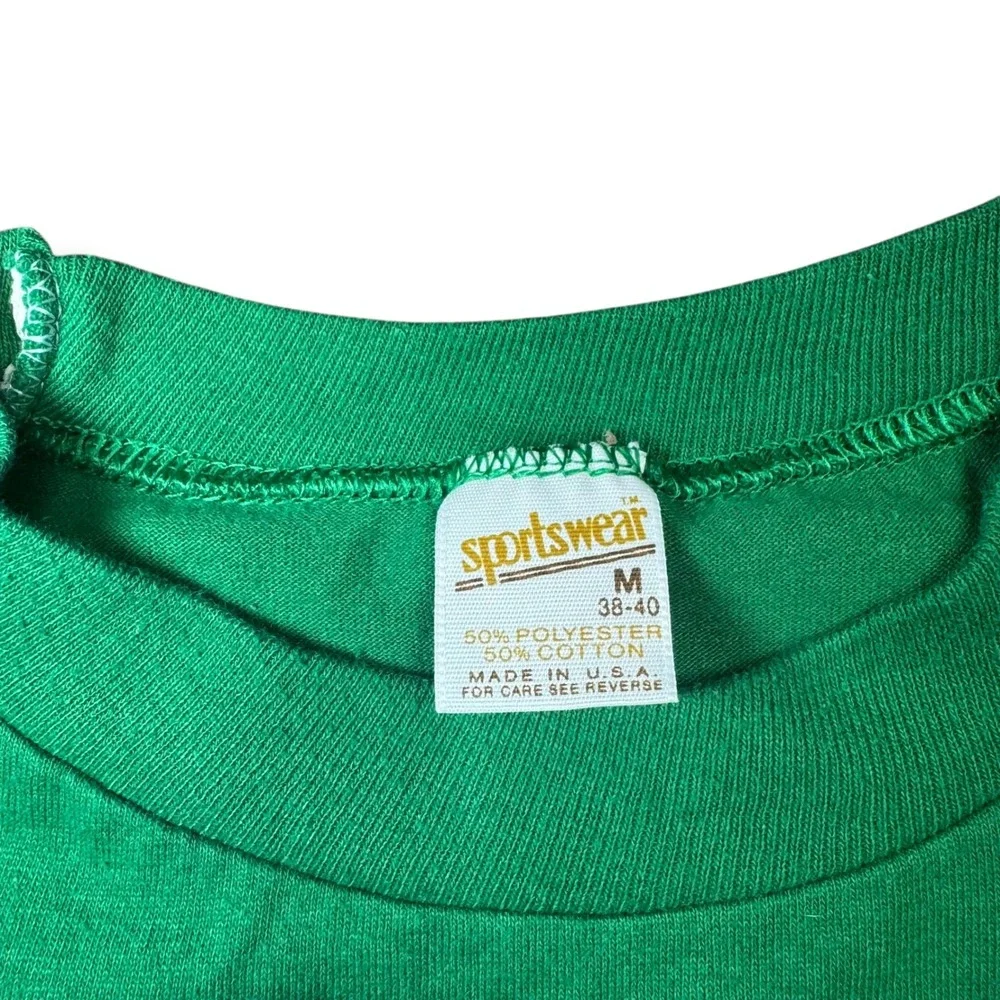 VTG 80s Sportswear Tom‎ Blackwell County Commissioner Campaign T-Shirt Green M